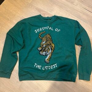 Private Party Tiger crew neck sweatshirt